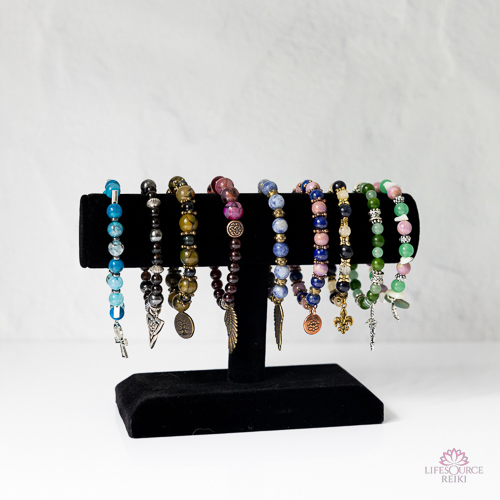 assorted bracelets